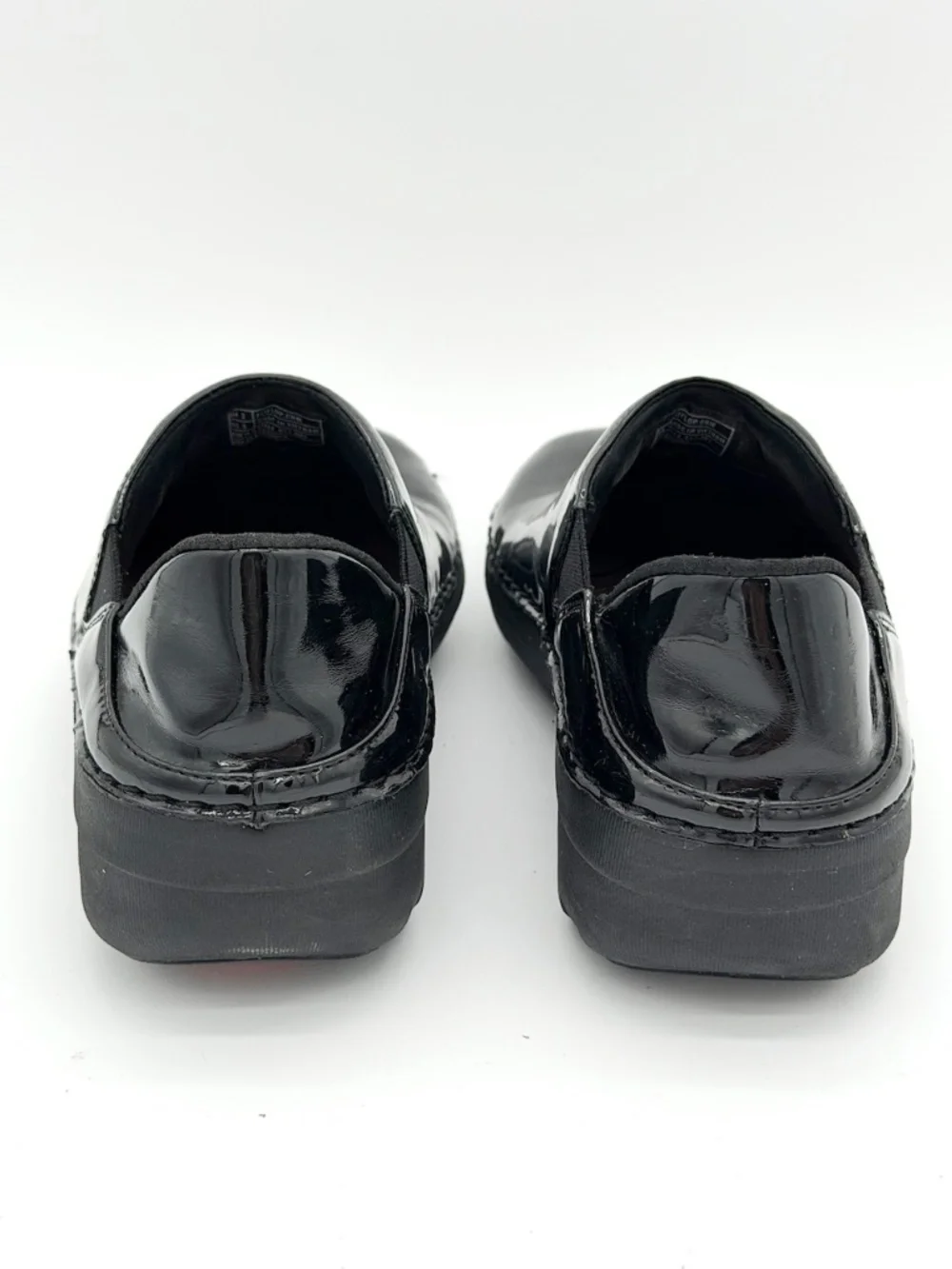 FitFlop Superloafer Black Patent Leather Comfort Clogs Shoes Loafers Womens 5